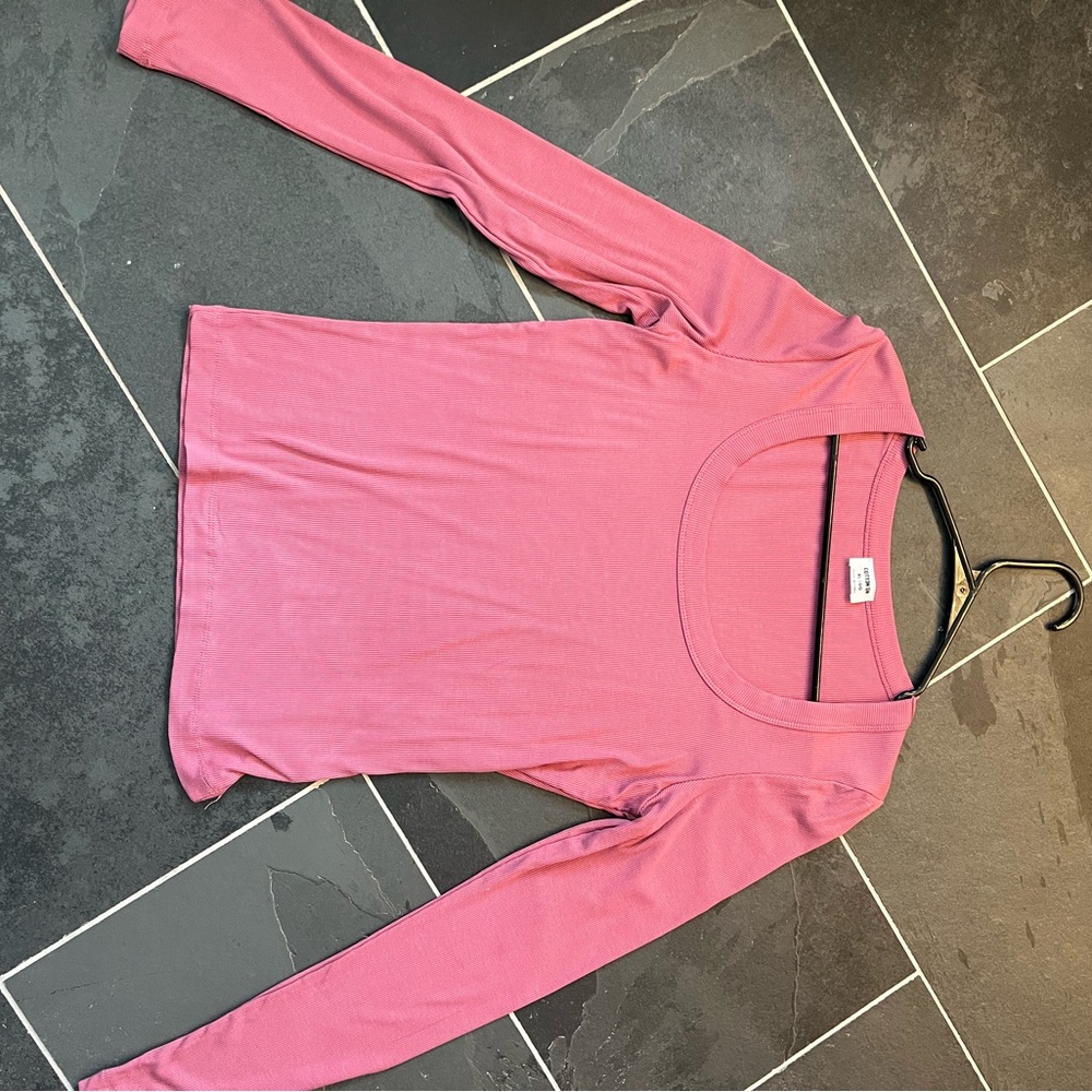 Pink Long Sleeve Cotton On Women's Top